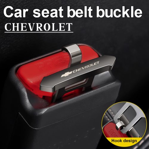 1/2 Pcs For Chevrolet Hook design Zinc Alloy Material Car Seat Belt Buckle