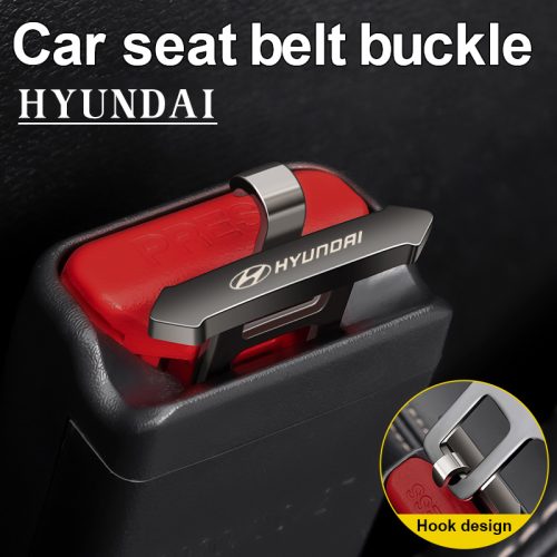 1/2 Pcs For Hyundai Hook design Zinc Alloy Material Car Seat Belt Buckle