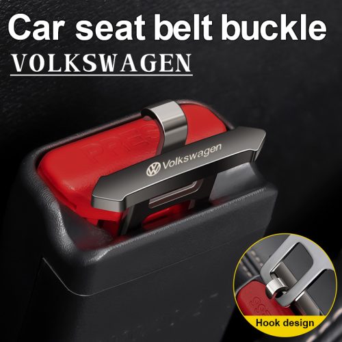 1/2 Pcs For Volkswagen VW Hook design Zinc Alloy Material Car Seat Belt Buckle