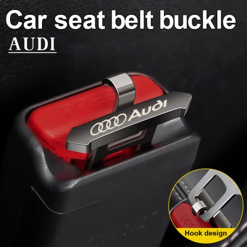 1/2 Pcs For Audi Hook design Zinc Alloy Material Car Seat Belt Buckle