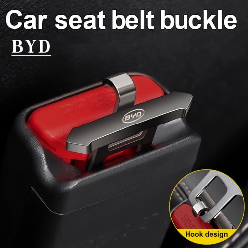 1/2 Pcs For BYD Hook design Zinc Alloy Material Car Seat Belt Buckle