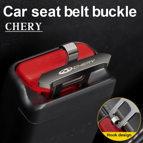 1/2 Pcs For Chery Hook design Zinc Alloy Material Car Seat Belt Buckle