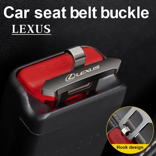 1/2 Pcs For Lexus Hook design Zinc Alloy Material Car Seat Belt Buckle