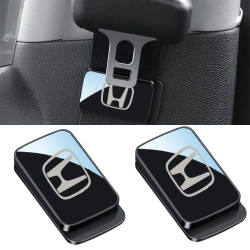 1/2 Pcs For Honda Car Seat Belt Mirror Style Magnetic Clip Holder Accessories