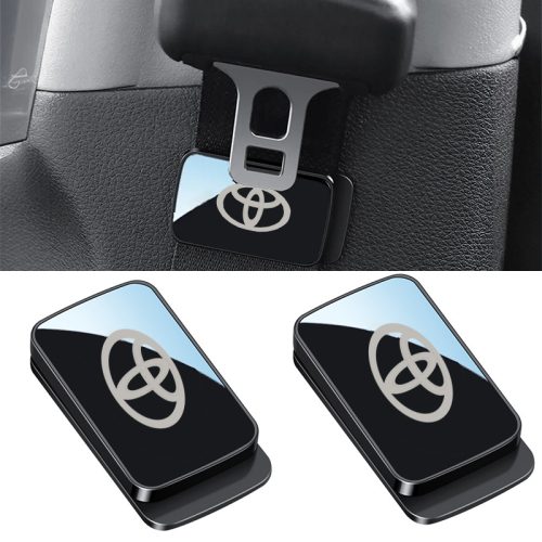 1/2 Pcs For Toyota Car Seat Belt Mirror Style Magnetic Clip Holder Accessories