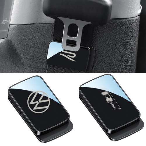 1/2 Pcs For Volkswagen VW Car Seat Belt Mirror Style Magnetic Clip Holder Accessories