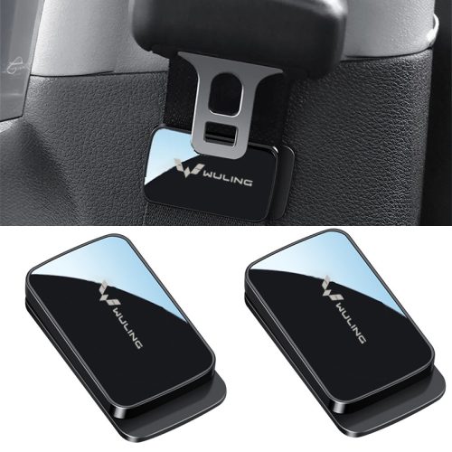 1/2 Pcs For Wuling Car Seat Belt Mirror Style Magnetic Clip Holder Accessories
