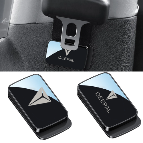 1/2 Pcs For Deepal Car Seat Belt Mirror Style Magnetic Clip Holder Accessories